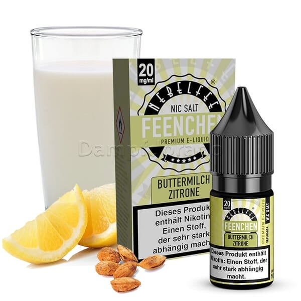Liquid Buttermilch Zitrone Feenchen - Nebelfee Nikotinsalz