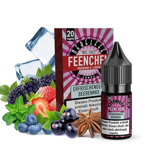 Liquid Erfrischender Beerenmix Feenchen - Nebelfee Nikotinsalz
