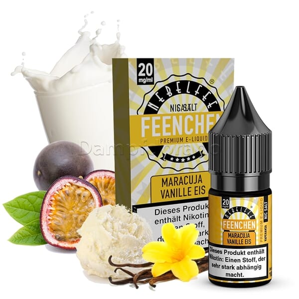 Liquid Maracuja Vanilleeis Feenchen - Nebelfee Nikotinsalz