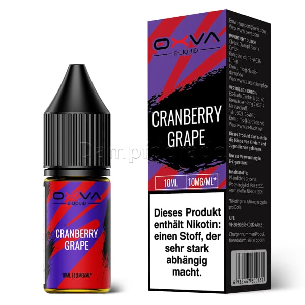 Liquid Cranberry Grape - OXVA Nikotinsalz