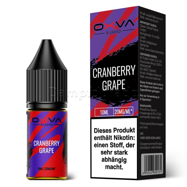Liquid Cranberry Grape - OXVA Nikotinsalz