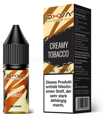 Liquid Creamy Tobacco - OXVA Nikotinsalz