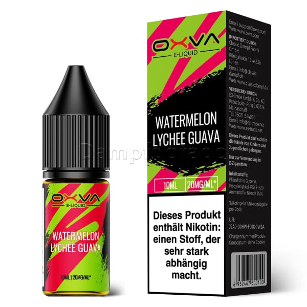 Liquid Watermelon Lychee Guava - OXVA Nikotinsalz