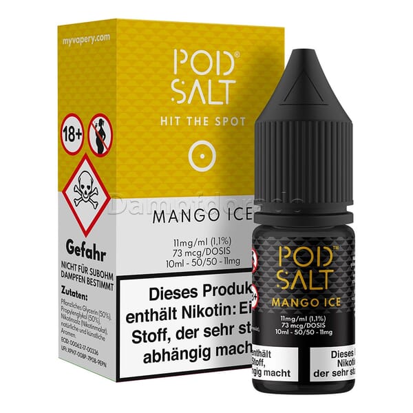 Liquid Mango Ice - Pod Salt Core Nikotinsalz
