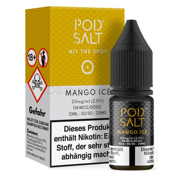 Liquid Mango Ice - Pod Salt Core Nikotinsalz