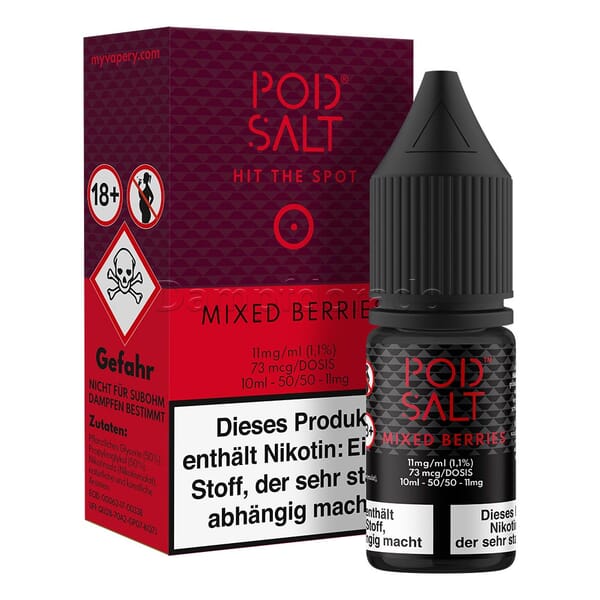 Liquid Mixed Berries - Pod Salt Nikotinsalz