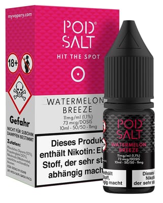Liquid Watermelon Breeze - Pod Salt Core Nikotinsalz