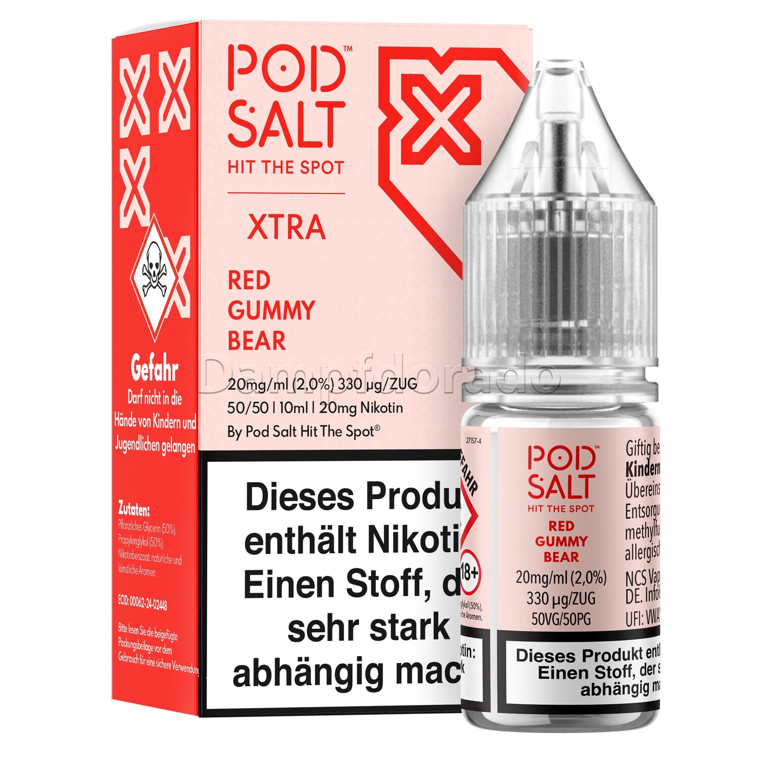 Liquid Red Gummy Bear | Pod Salt Nikotinsalz | Dampfdorado
