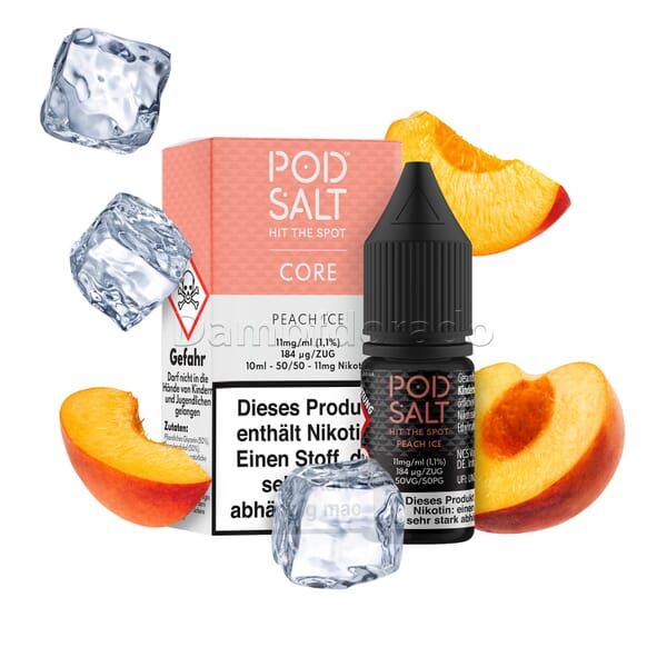 Liquid Peach Ice - Pod Salt Core Nikotinsalz
