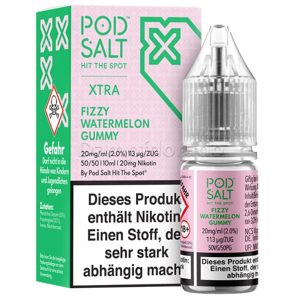 Liquid Fizzy Watermelon Gummy - Pod Salt Xtra Nikotinsalz