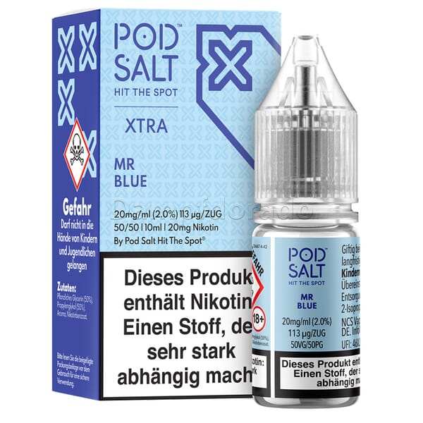 Liquid Mr Blue - Pod Salt Xtra Nikotinsalz
