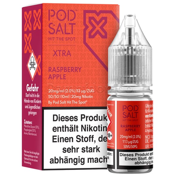 Liquid Raspberry Apple - Pod Salt Xtra Nikotinsalz