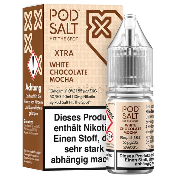 Liquid White Chocolate Mocha - Pod Salt Xtra Nikotinsalz