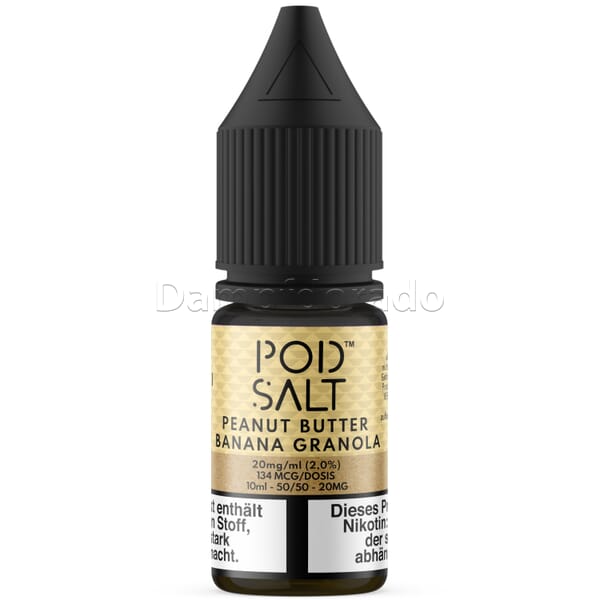 Liquid Peanut Butter Banana Granola - Pod Salt Fusion Nikotinsalz
