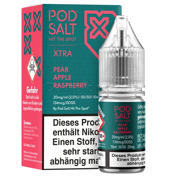 Liquid Pear Apple Raspberry - Pod Salt Xtra Nikotinsalz