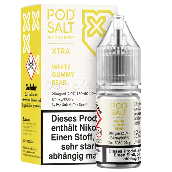 Liquid White Gummy Bear - Pod Salt Xtra Nikotinsalz