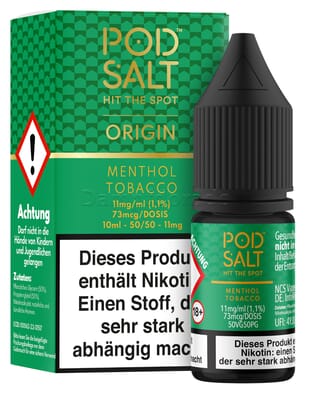 Liquid Menthol Tobacco - Pod Salt Origin Nikotinsalz