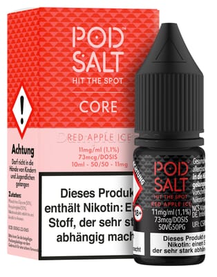 Liquid Red Apple Ice - Pod Salt Core Nikotinsalz