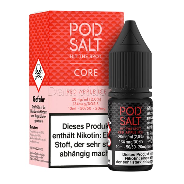 Liquid Red Apple Ice - Pod Salt Core Nikotinsalz