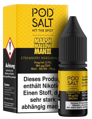 Liquid Strawberry Marshmallow - Pod Salt Fusion Nikotinsalz