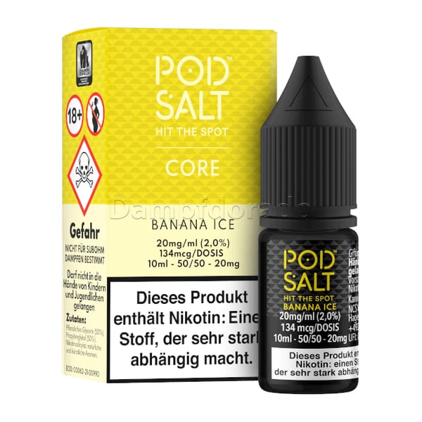 Liquid Banana Ice - Pod Salt Core Nikotinsalz