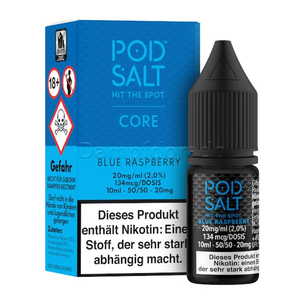 Liquid Blue Raspberry - Pod Salt Core Nikotinsalz