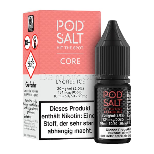 Liquid Lychee Ice - Pod Salt Core Nikotinsalz