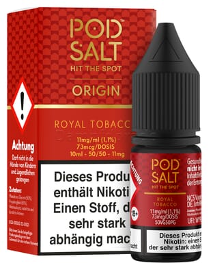 Liquid Royal Tobacco - Pod Salt Origin Nikotinsalz