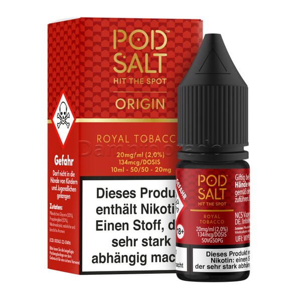 Liquid Royal Tobacco - Pod Salt Origin Nikotinsalz