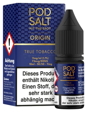 Liquid True Tobacco - Pod Salt Origin Nikotinsalz