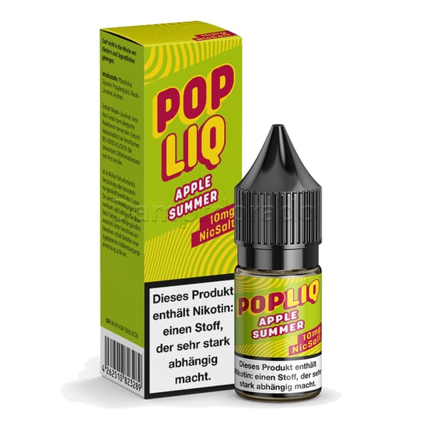 Liquid Apple Summer - PopLiq Nikotinsalz