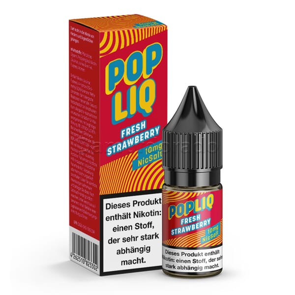 Liquid Fresh Strawberry - PopLiq Nikotinsalz
