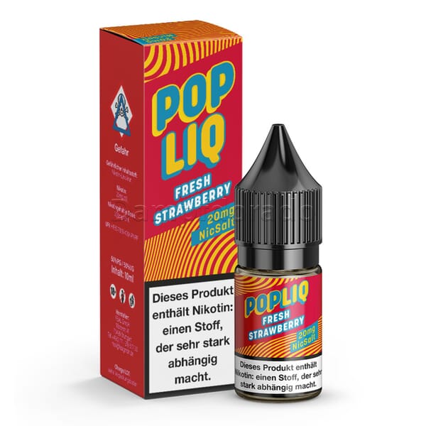 Liquid Fresh Strawberry - PopLiq Nikotinsalz