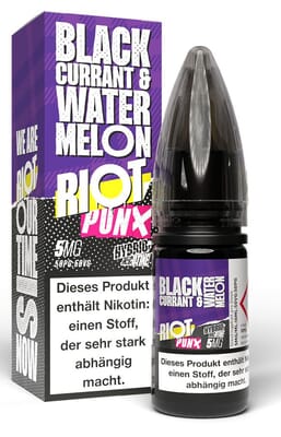 Liquid Schwarze Johannisbeere Wassermelone - Riot Squad Nikotinsalz