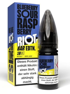 Liquid Blueberry Sour Raspberry - Riot Squad BAR EDTN Nikotinsalz