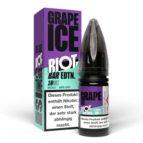 Liquid Grape Ice - Riot Squad BAR EDTN Nikotinsalz
