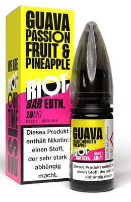 Liquid Guava Passionfruit Pineapple - Riot Squad BAR EDTN Nikotinsalz