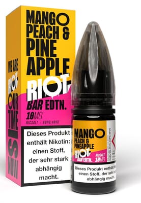 Liquid Mango Peach Pineapple - Riot Squad BAR EDTN Nikotinsalz