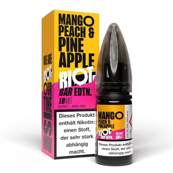 Liquid Mango Peach Pineapple - Riot Squad BAR EDTN Nikotinsalz