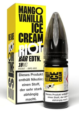Liquid Mango Vanilla Ice Cream - Riot Squad BAR EDTN Nikotinsalz