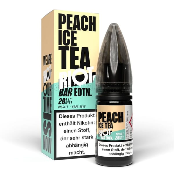 Liquid Peach Ice Tea - Riot Squad BAR EDTN Nikotinsalz