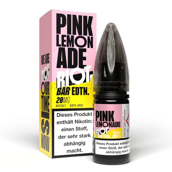 Liquid Pink Lemonade - Riot Squad BAR EDTN Nikotinsalz