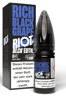 Liquid Rich Black Grape - Riot Squad Nikotinsalz
