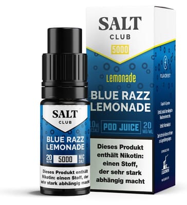 Liquid BlueRazz Lemonade - Salt Club 5000 Nikotinsalz