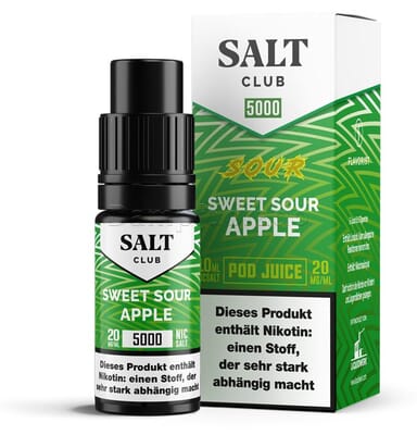 Liquid Sweet Sour Apple - Salt Club 5000 Nikotinsalz