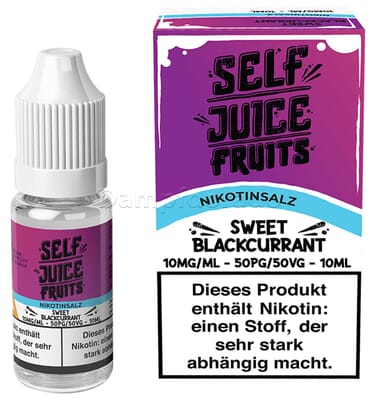 Liquid Sweet Blackcurrant - Self Juice Fruits Nikotinsalz