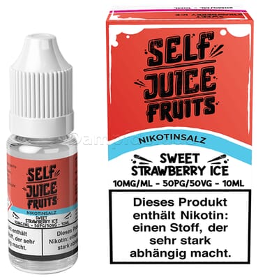 Liquid Sweet Strawberry Ice - Self Juice Fruits Nikotinsalz