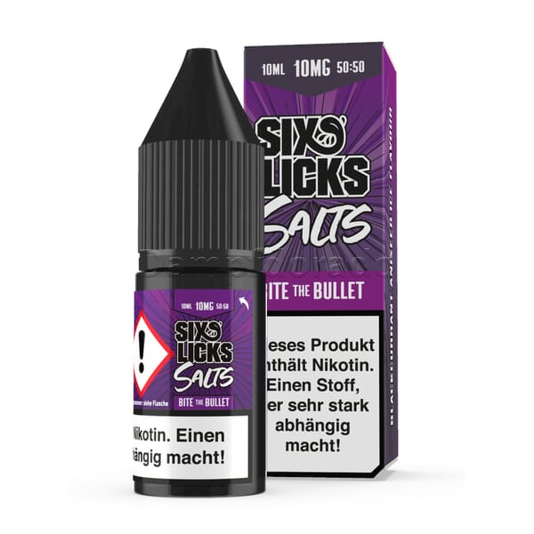 Liquid Bite The Bullet - Six Licks Nikotinsalz