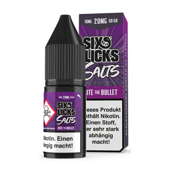 Liquid Bite The Bullet - Six Licks Nikotinsalz