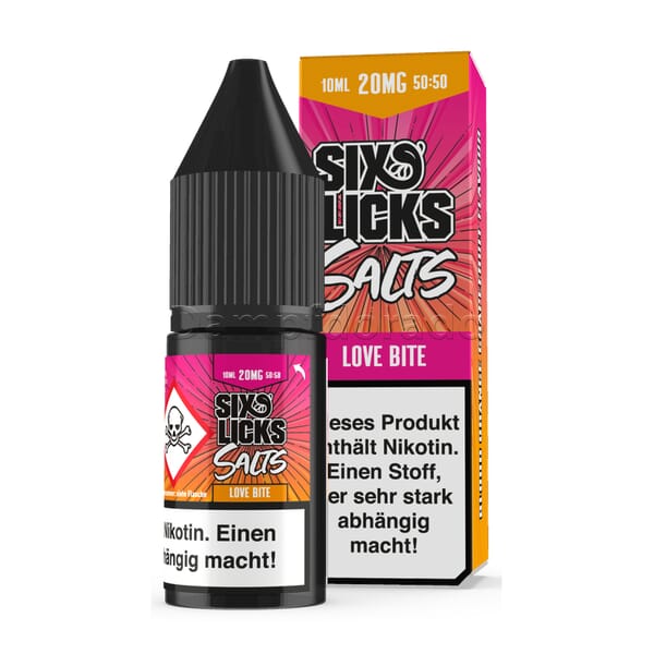 Liquid Love Bite - Six Licks Nikotinsalz